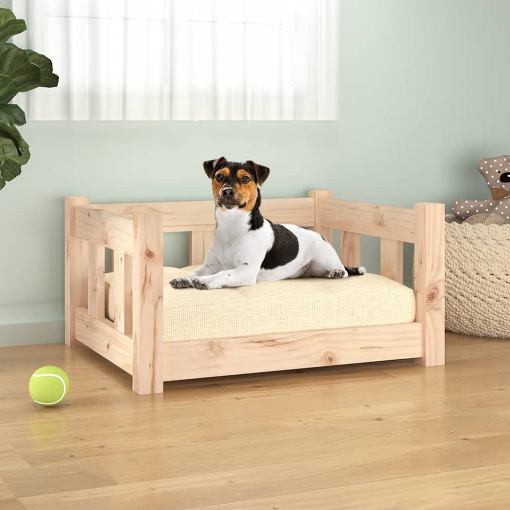 Dog Bed 55,5 x 45,5 x 28 cm Natural