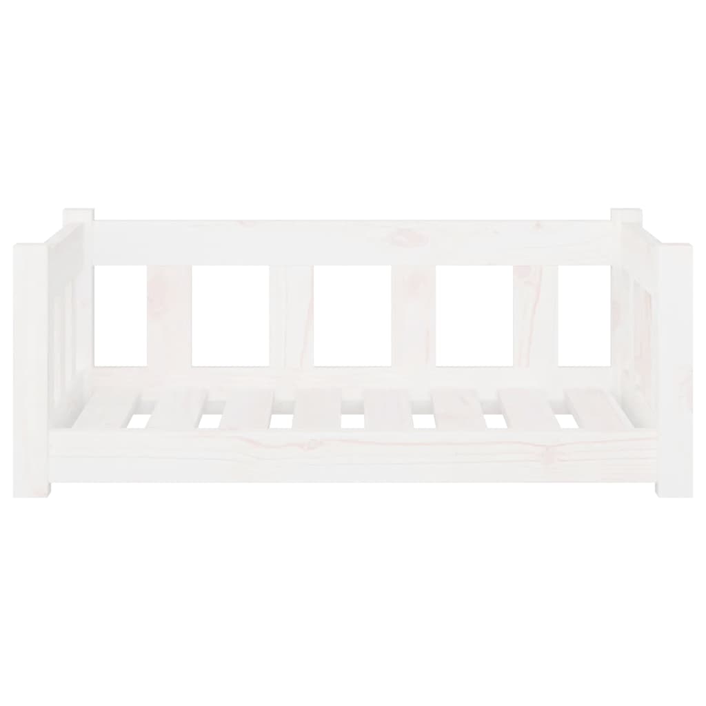 Dog Bed 75,5 x 55,5 x 28 cm White