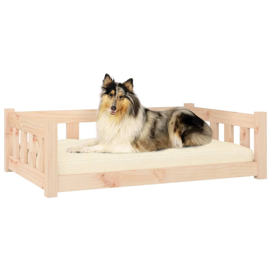 Dog Bed 95,5 x 65,5 x 28 cm Natural
