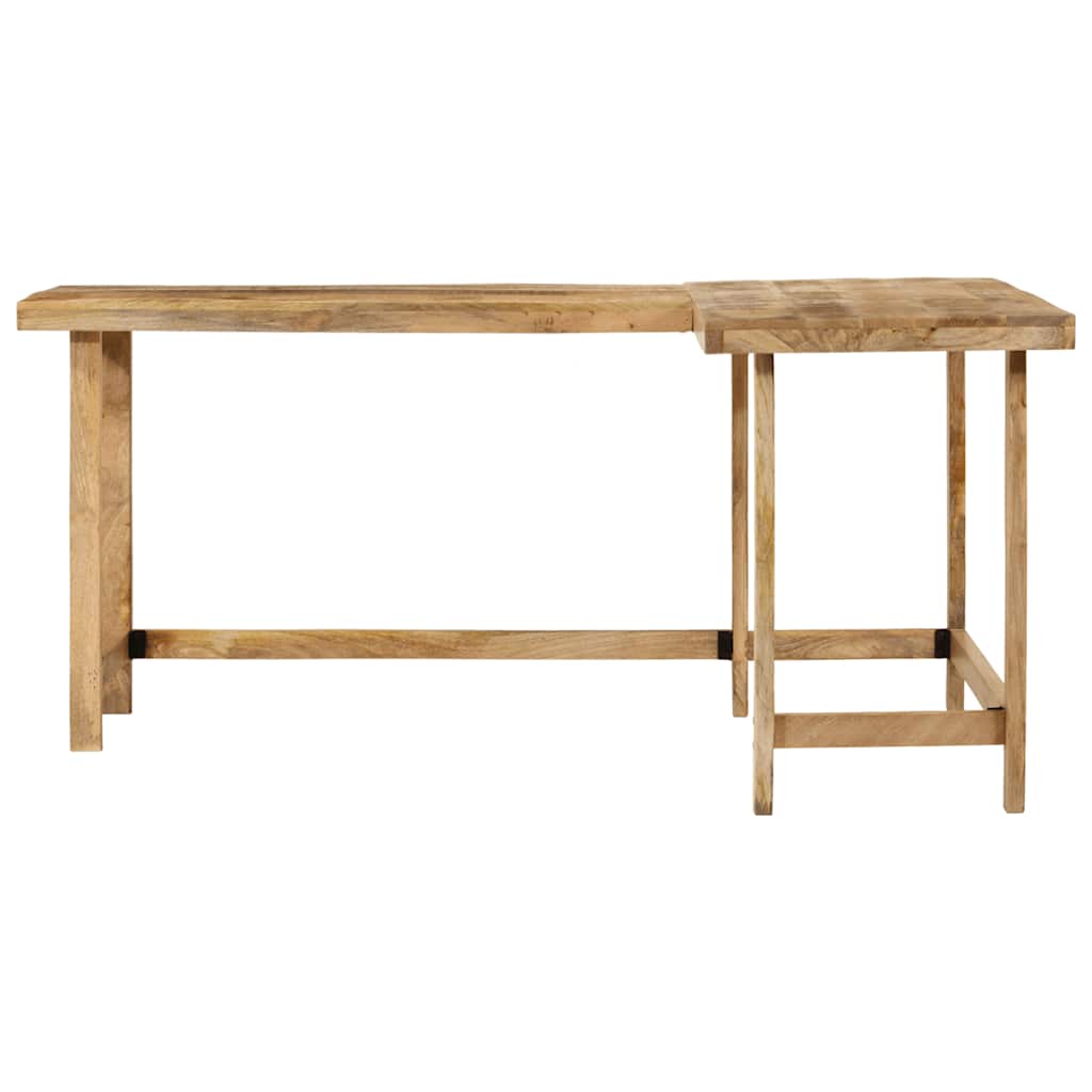 Desk 165x110x75 cm Solid Wood Mango