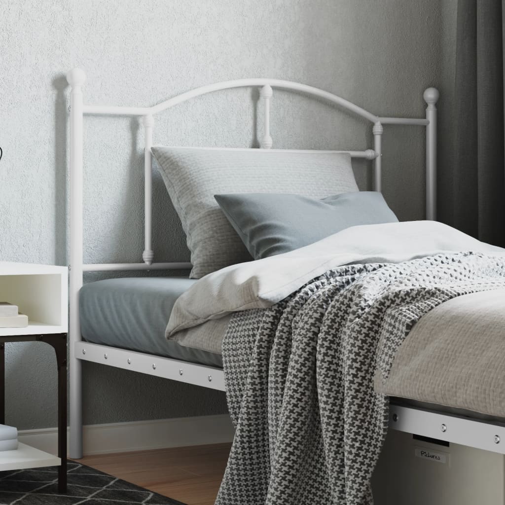 Metal Replace Headboard White 107 cm