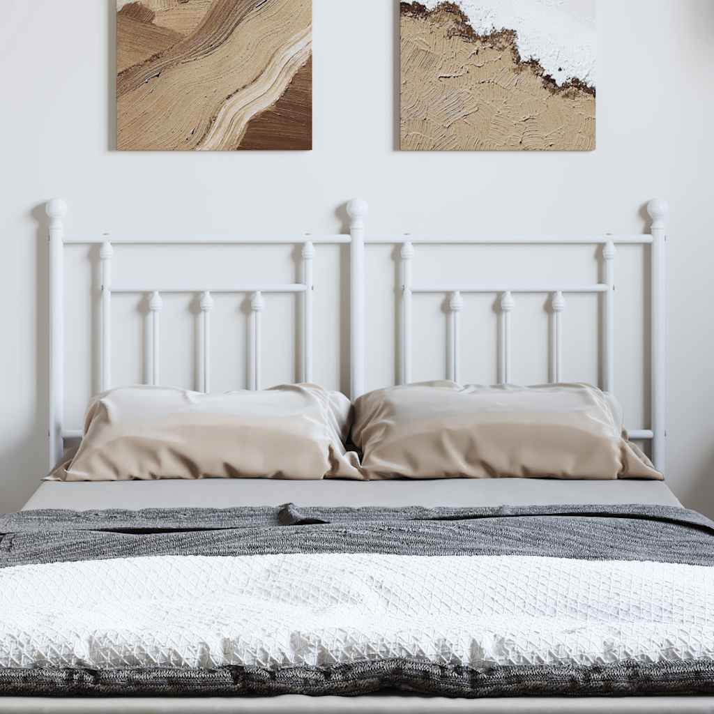 Metal Replace Headboard White 135 cm