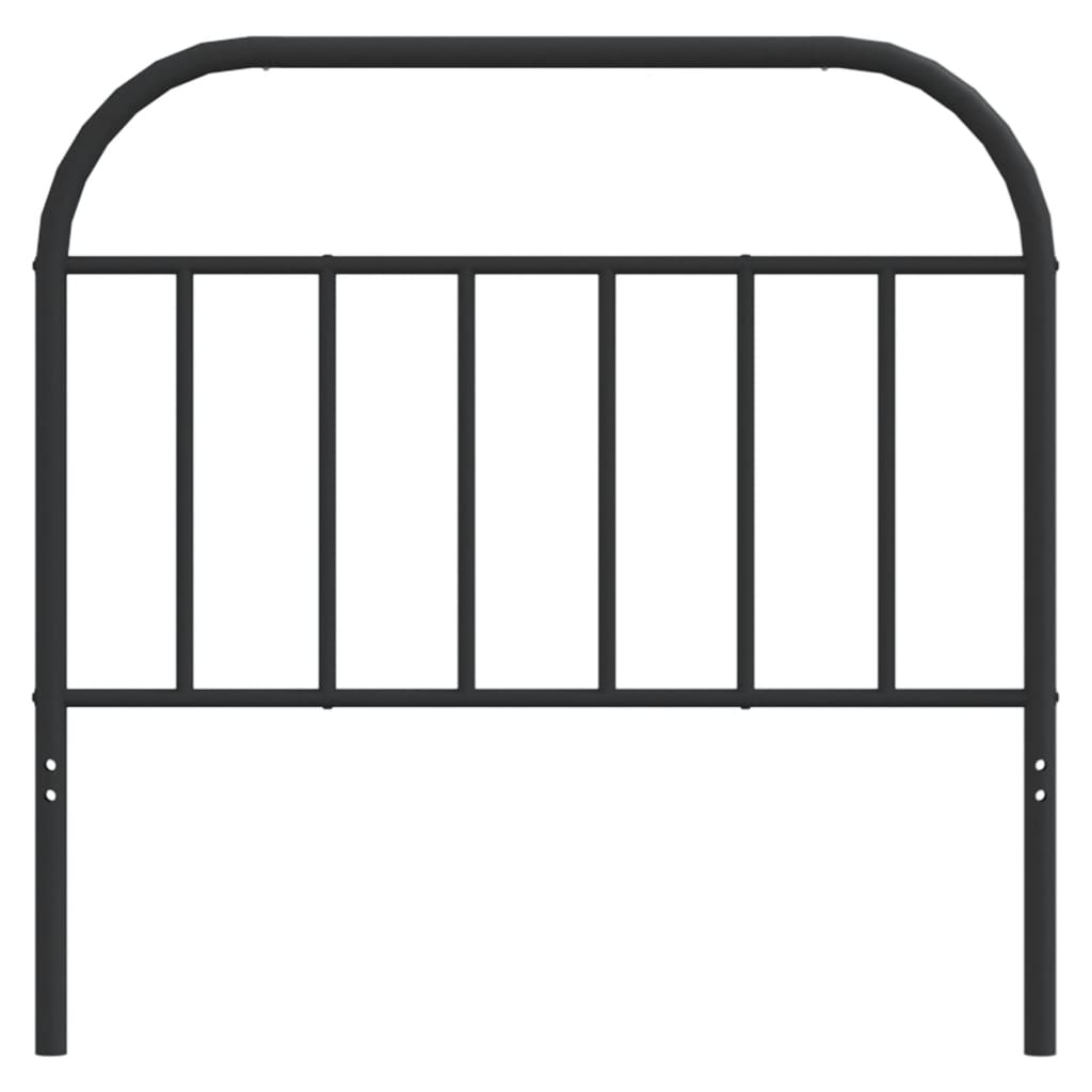 Metal Replace Headboard Black 107 cm