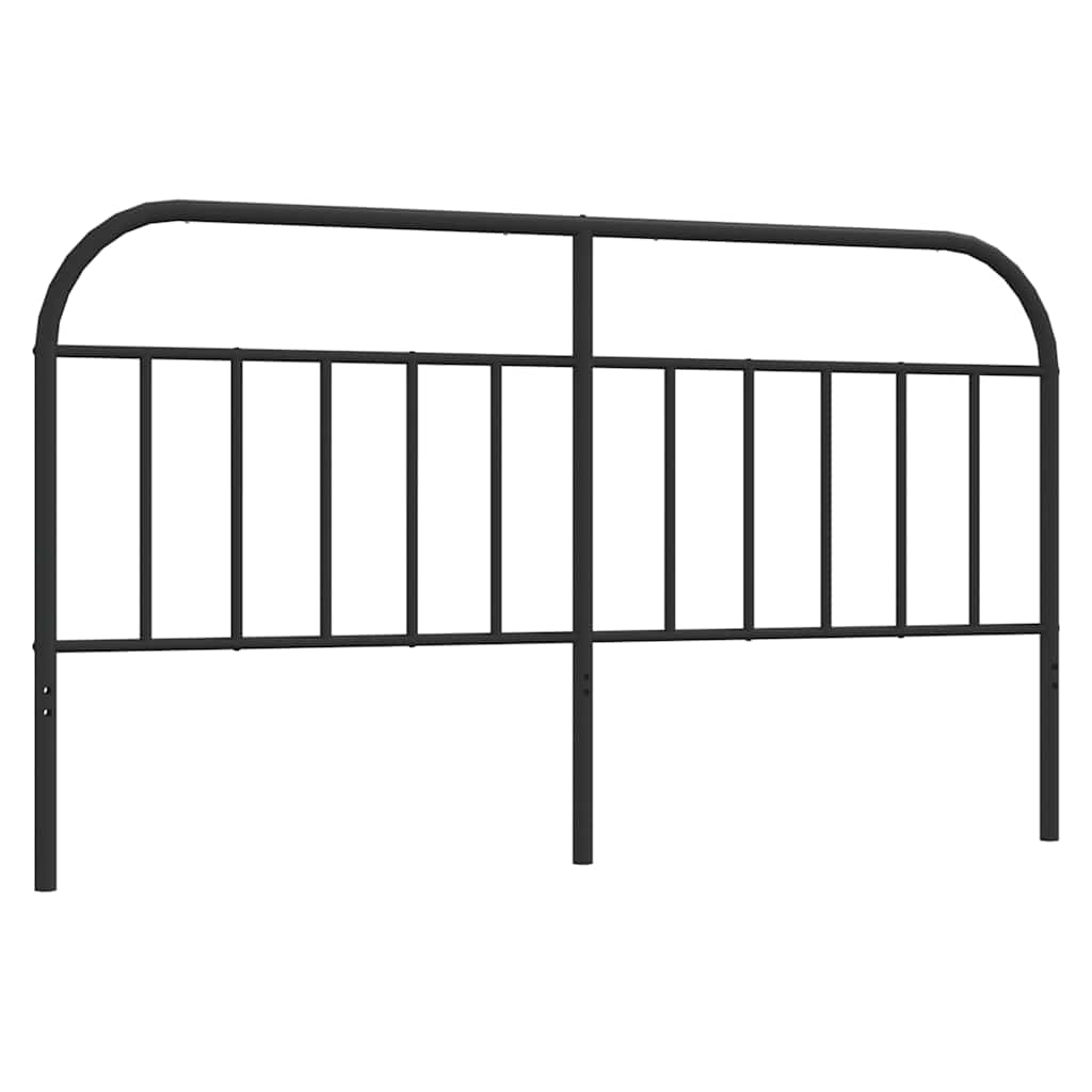 Metal Replace Headboard Black 180 cm