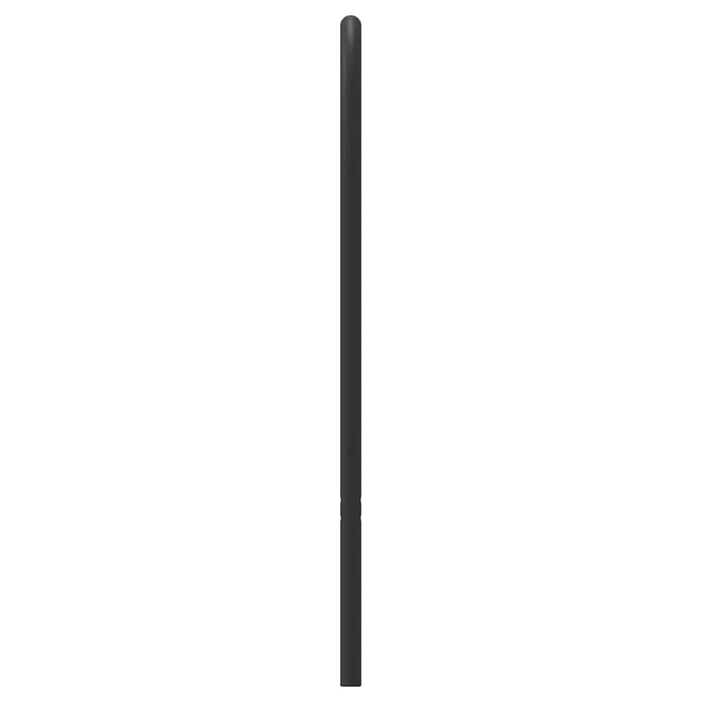 Metal Replace Headboard Black 180 cm