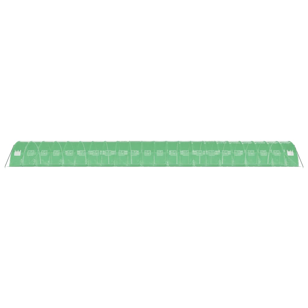 Greenhouse with Steel Frame Green 88 m? 22x4x2 m