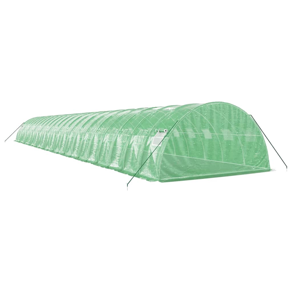 Greenhouse with Steel Frame Green 88 m? 22x4x2 m