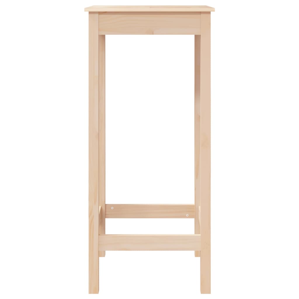 5 Piece Bar Set Solid Wood Pine