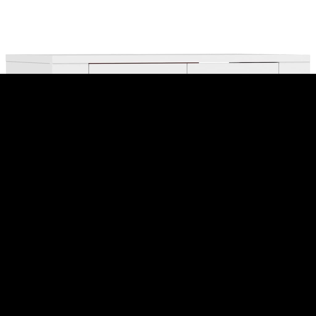 2 Piece Wall-mounted TV Cabinet Set White 57x34,5x40 cm