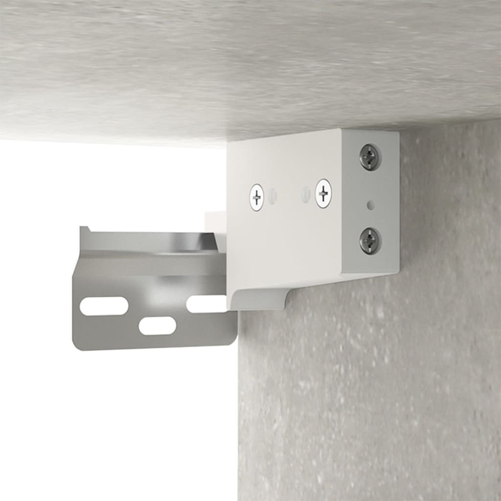 Wall-mounted TV Cabinets 2 pcs Concrete Grey 80x34.5x40 cm