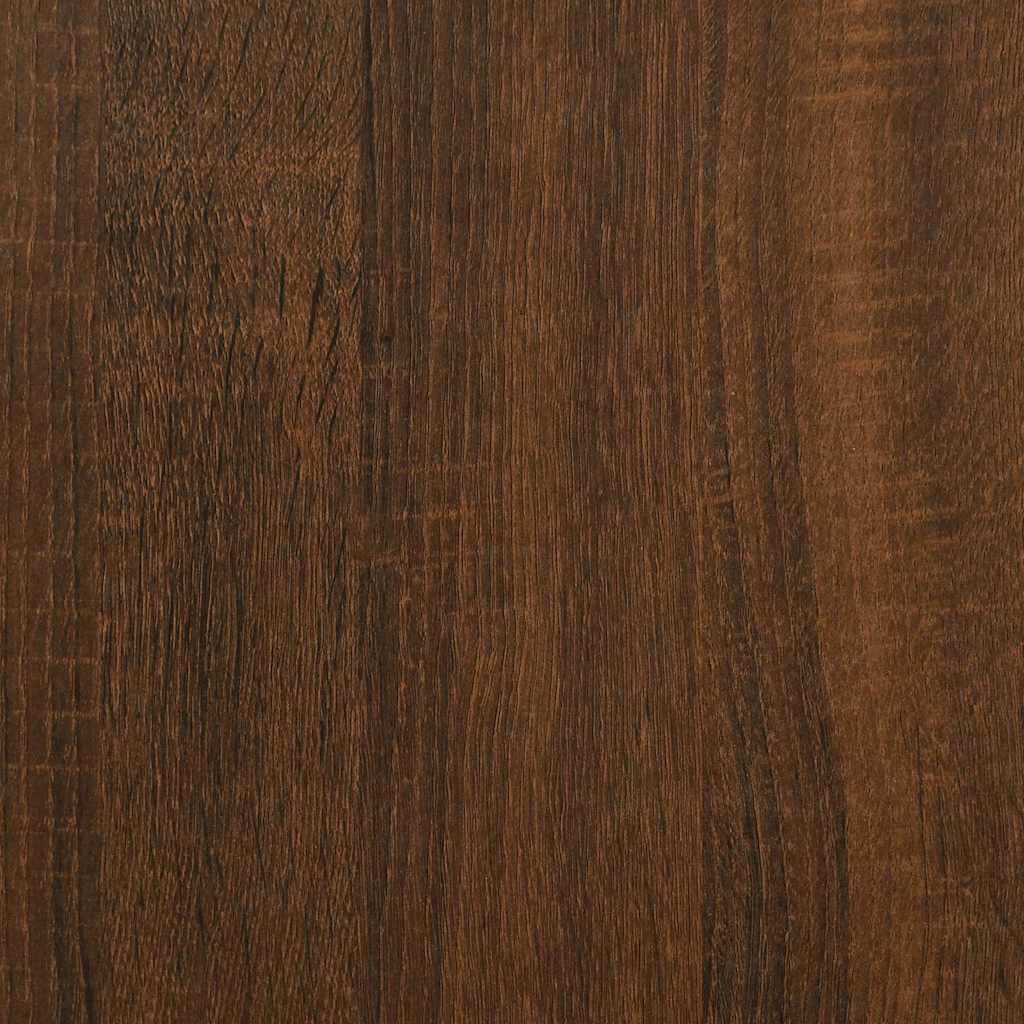 2 Piece TV Cabinet Set Brown Oak Engineered Wood
