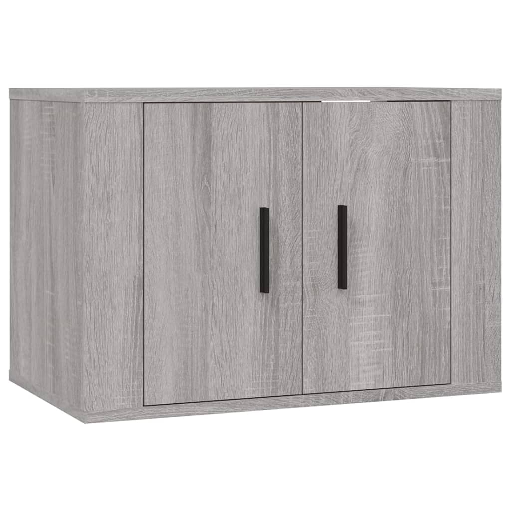4 Piece TV Cabinet Set Grey Sonoma Engineered Wood