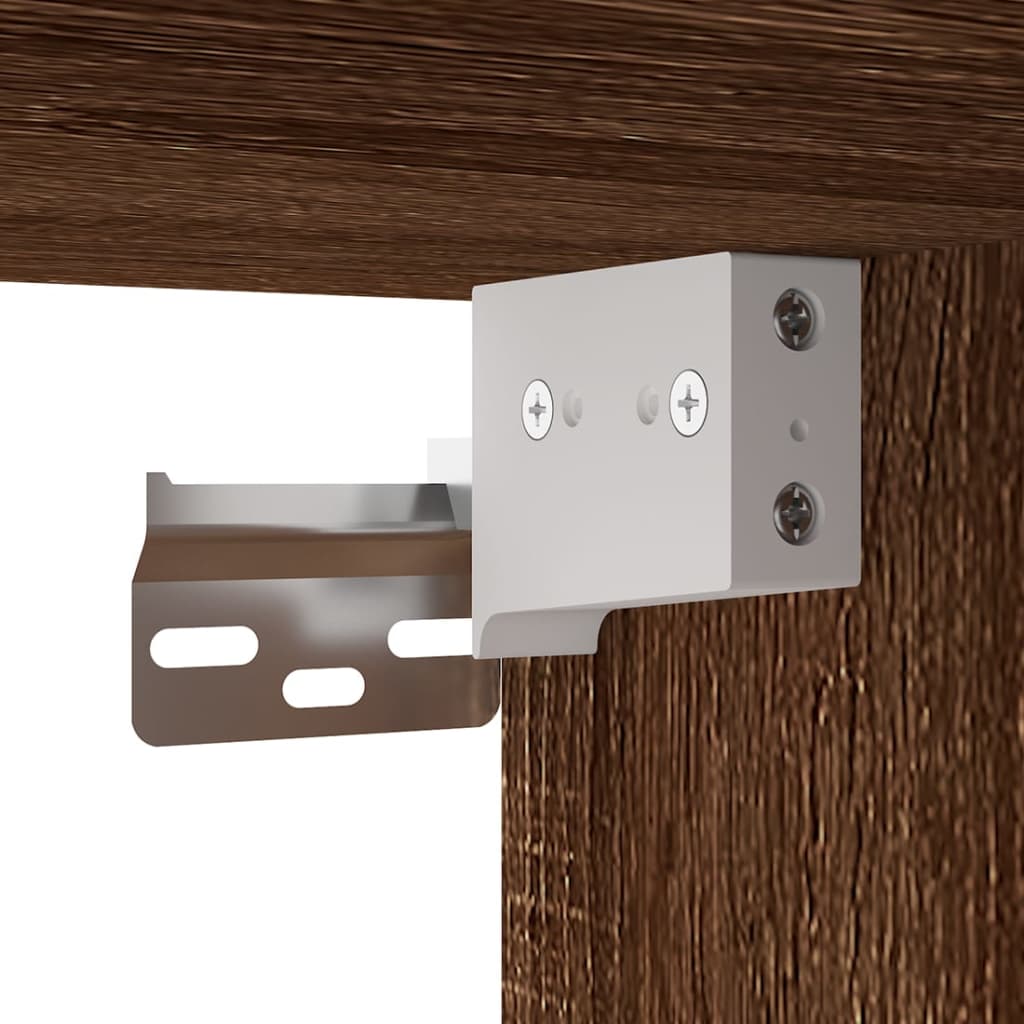 4 Piece TV Cabinet Set Brown Oak Engineered Wood