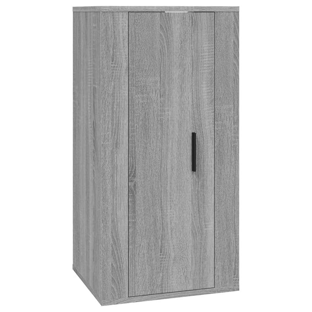8 Piece TV Cabinet Set Grey Sonoma Engineered Wood