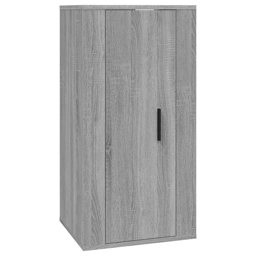 7 Piece TV Cabinet Set Grey Sonoma Engineered Wood