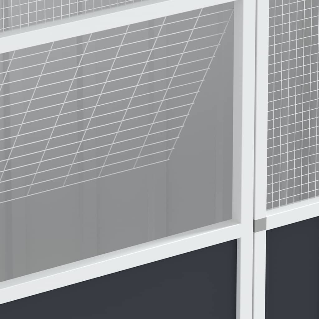 Bird Cage Anthracite 215x78x200 cm Galvanised Steel