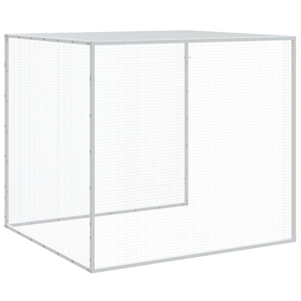 Chicken Cage with Roof Anthracite 1003x98x90cm Galvanised Steel