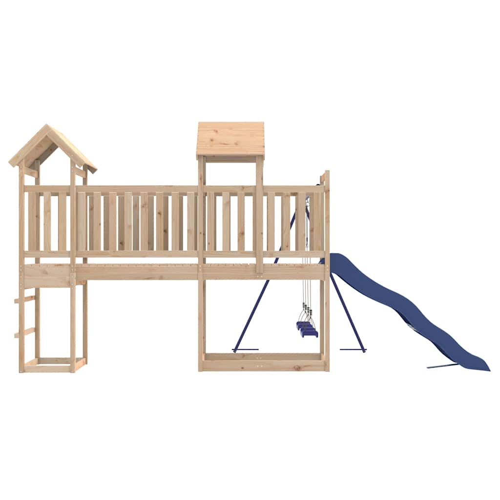 Outdoor Playset Solid Wood Pine