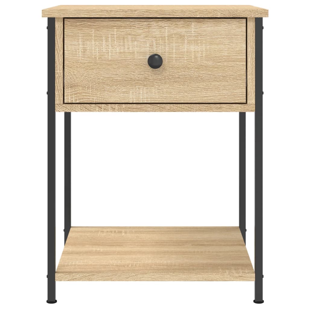 Bedside Table Sonoma Oak 44x45x58 cm Engineered Wood