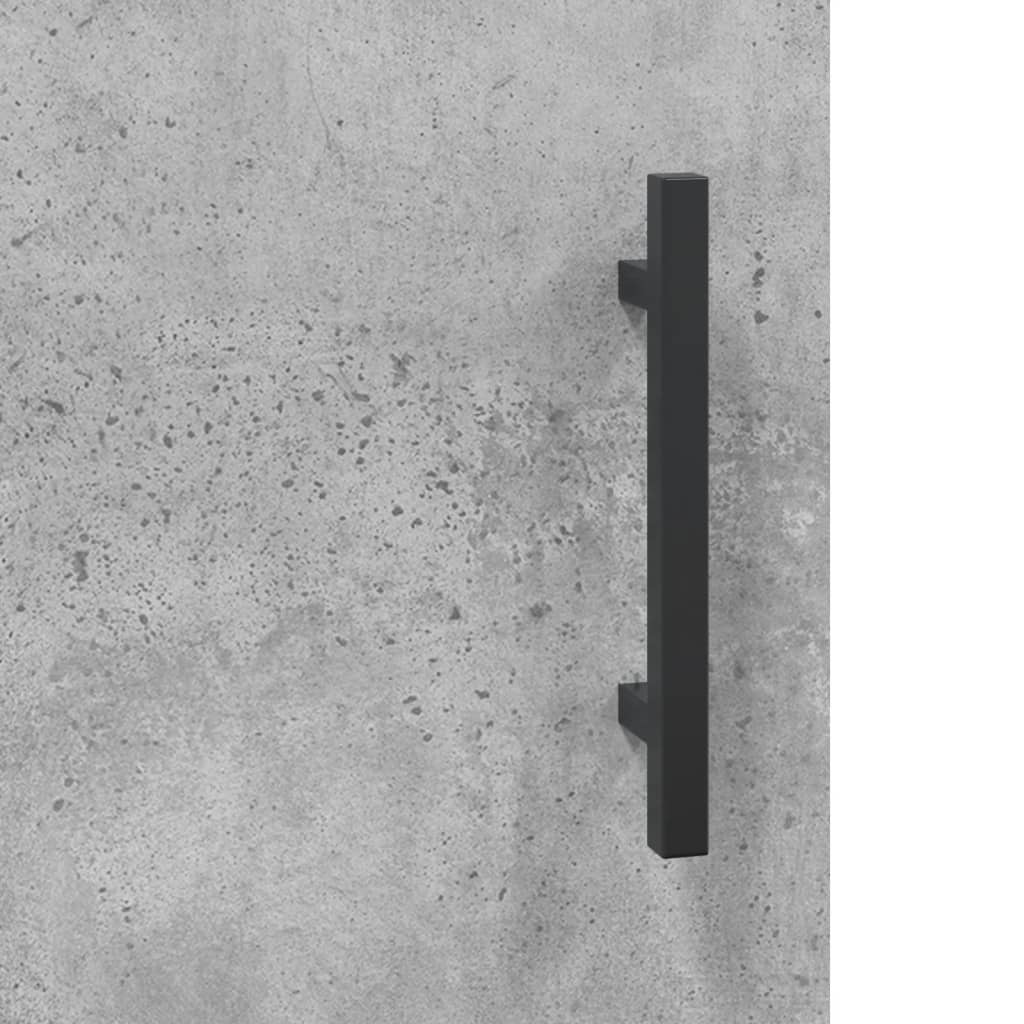 Wall Cabinet Concrete Grey 60x31x70 cm Engineered Wood