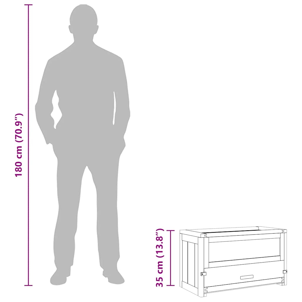 Hamster Cage 60x30x35 cm Solid Wood Fir