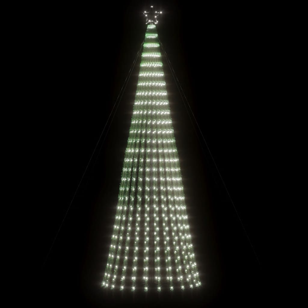 LED Christmas Tree 688 LEDs Cold White 300 cm