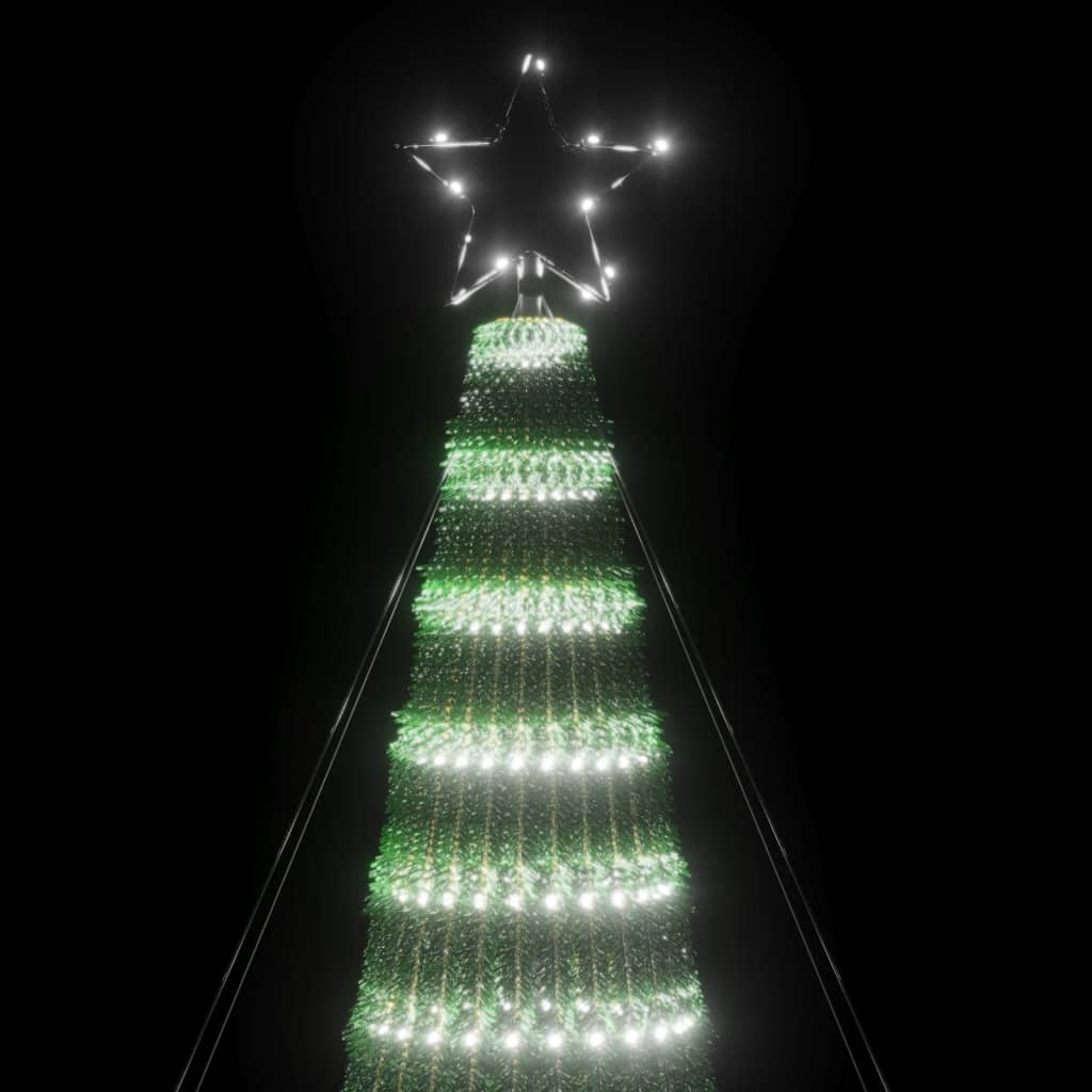 LED Christmas Tree 688 LEDs Cold White 300 cm