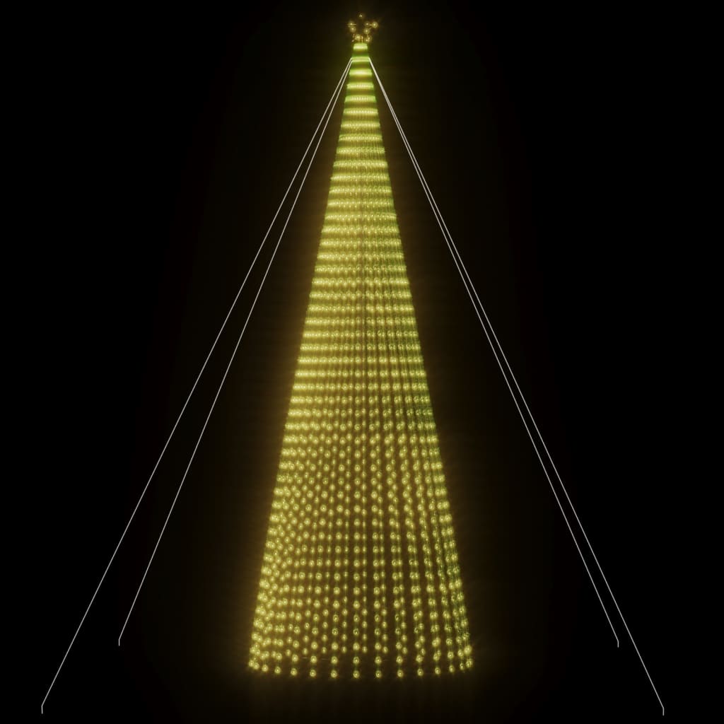 LED Christmas Tree 1544 LEDs Warm White 500 cm