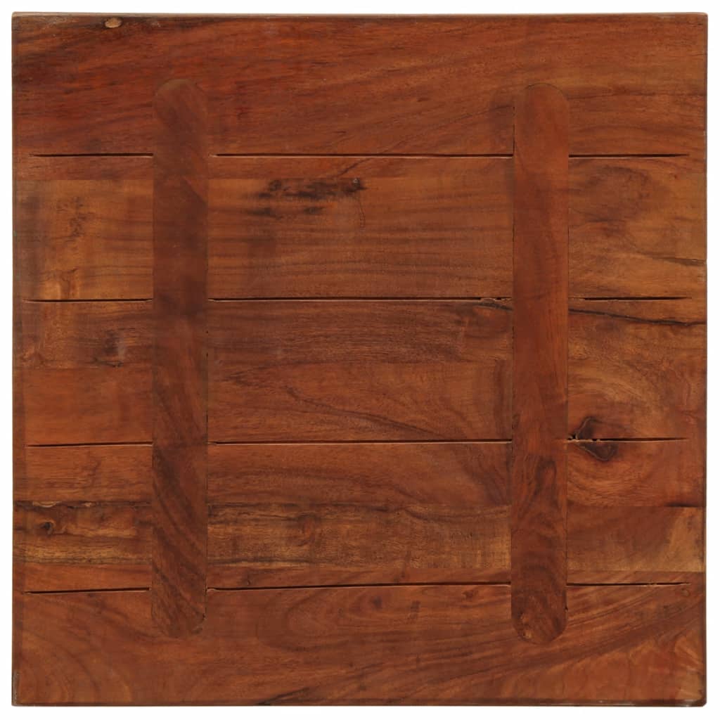 Table Top 60x60x2.5 cm Square Solid Wood Reclaimed