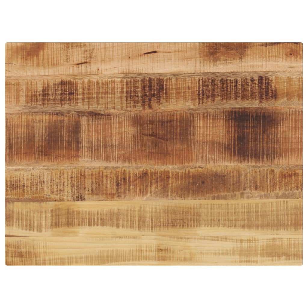 Table Top 90x60x1.5 cm Rectangular Solid Wood Rough Mango