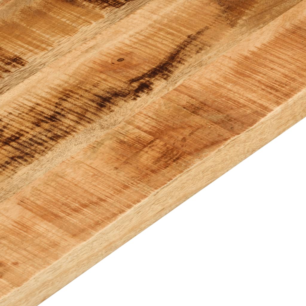 Table Top 90x60x1.5 cm Rectangular Solid Wood Rough Mango