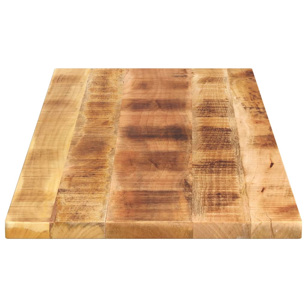 Table Top 140x60x2.5 cm Rectangular Solid Wood Rough Mango