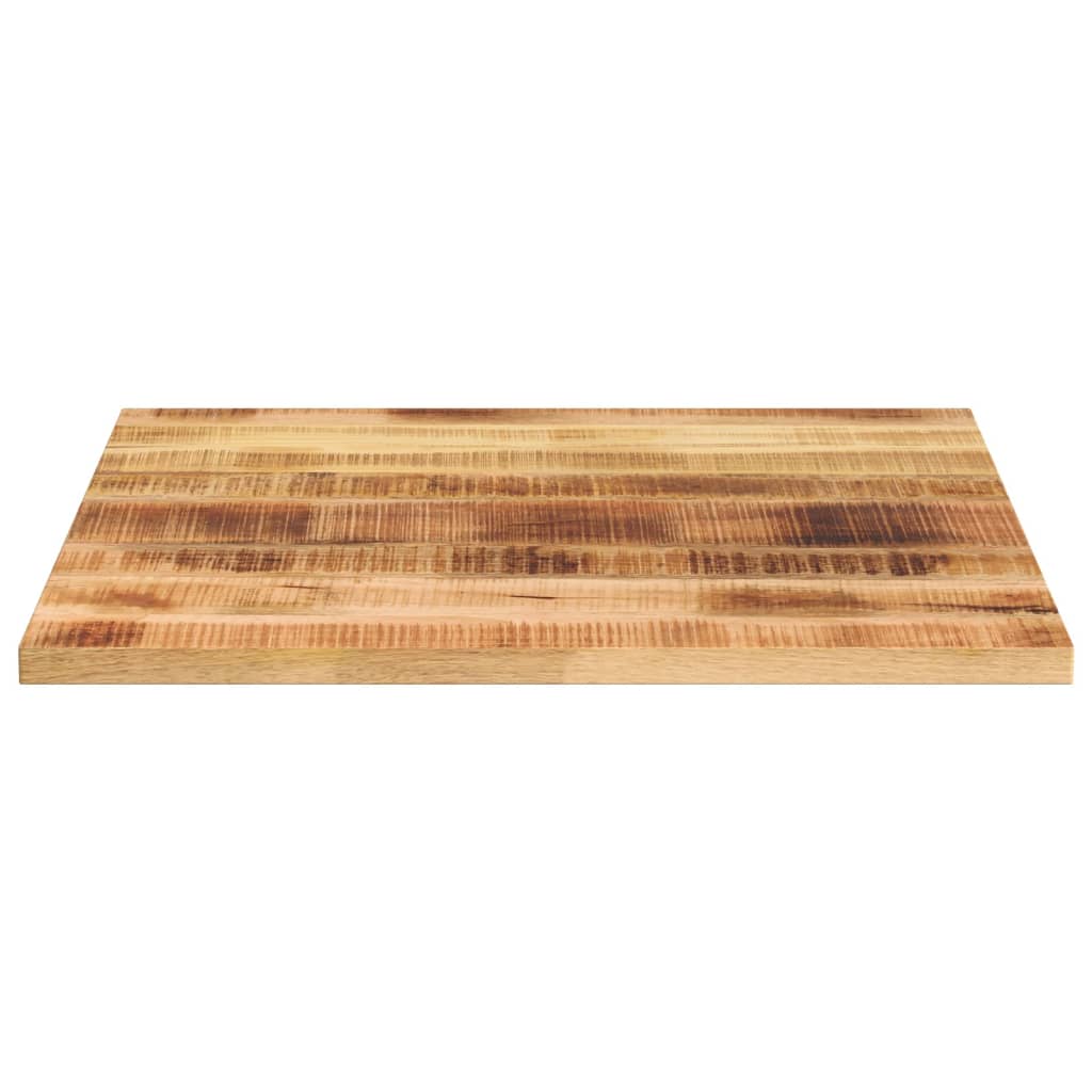 Table Top 80x80x2.5 cm Square Solid Wood Rough Mango