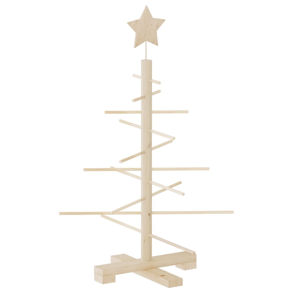 Wooden Christmas Tree Bamboo Natural with Unfinished