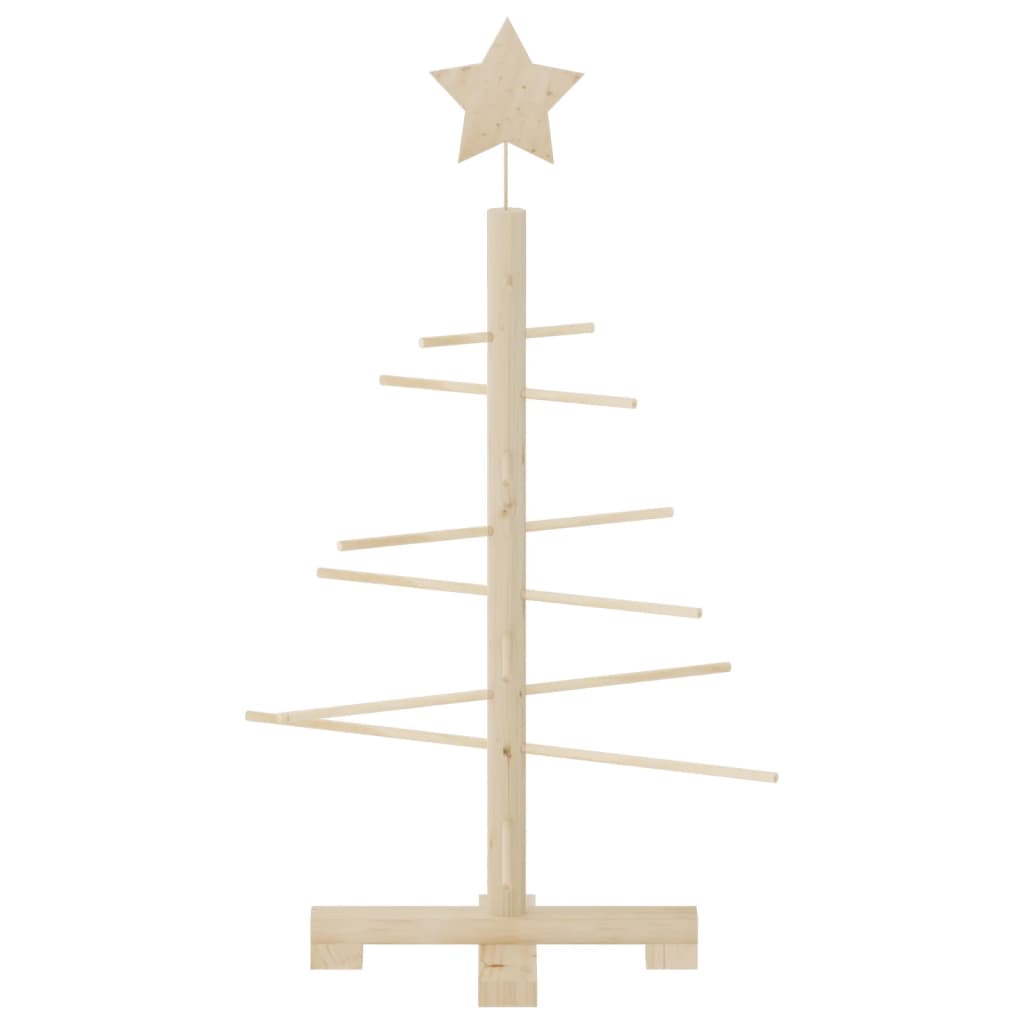 Wooden Christmas Tree Bamboo Natural with Unfinished