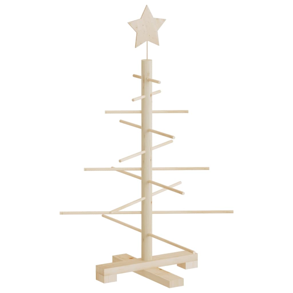 Wooden Christmas Tree Bamboo Natural with Unfinished