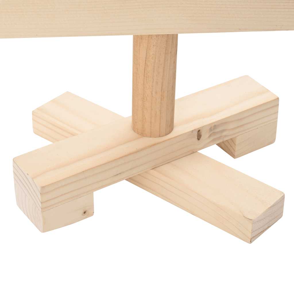 Wooden Christmas Tree Solid Pine Wood Natural with Unfinished