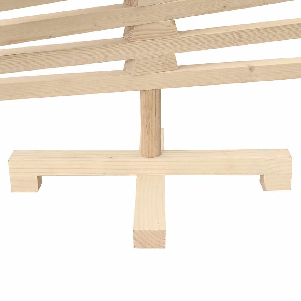 Wooden Christmas Tree Solid Pine Wood Natural with Unfinished