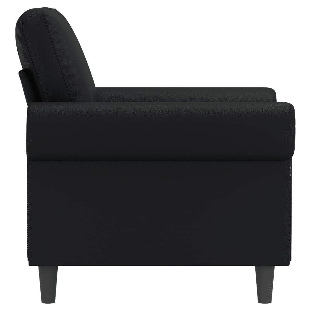 Sofa Chair Black 60 cm Faux Leather