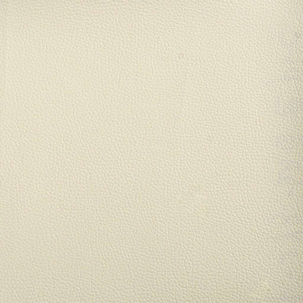 2-Seater Sofa Cream 120 cm Faux Leather