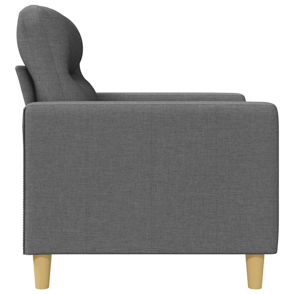 Sofa Chair Dark Grey 60 cm Fabric
