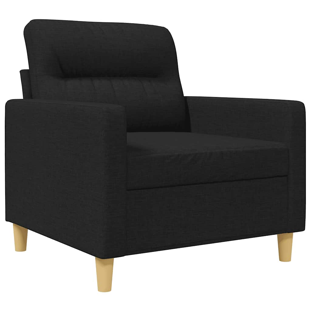 Sofa Chair Black 60 cm Fabric
