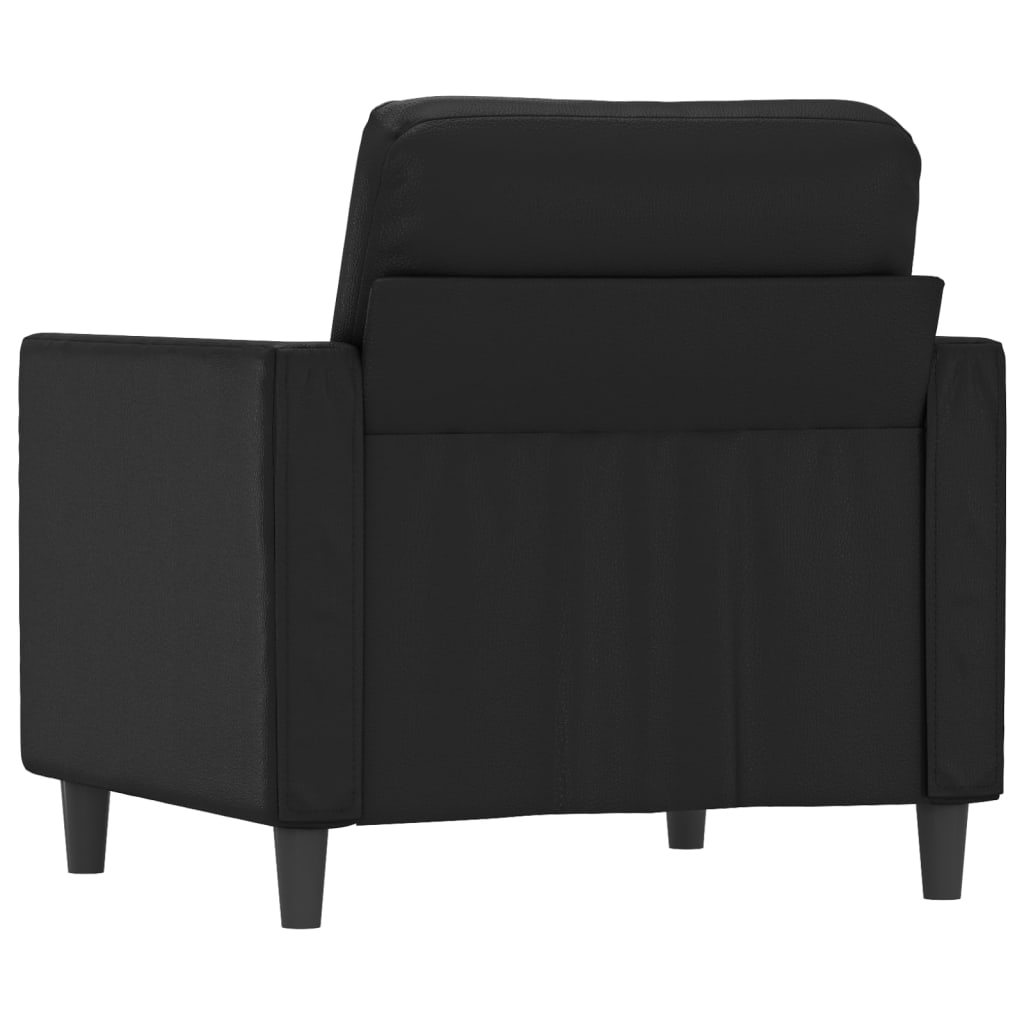 Sofa Chair Black 60 cm Faux Leather