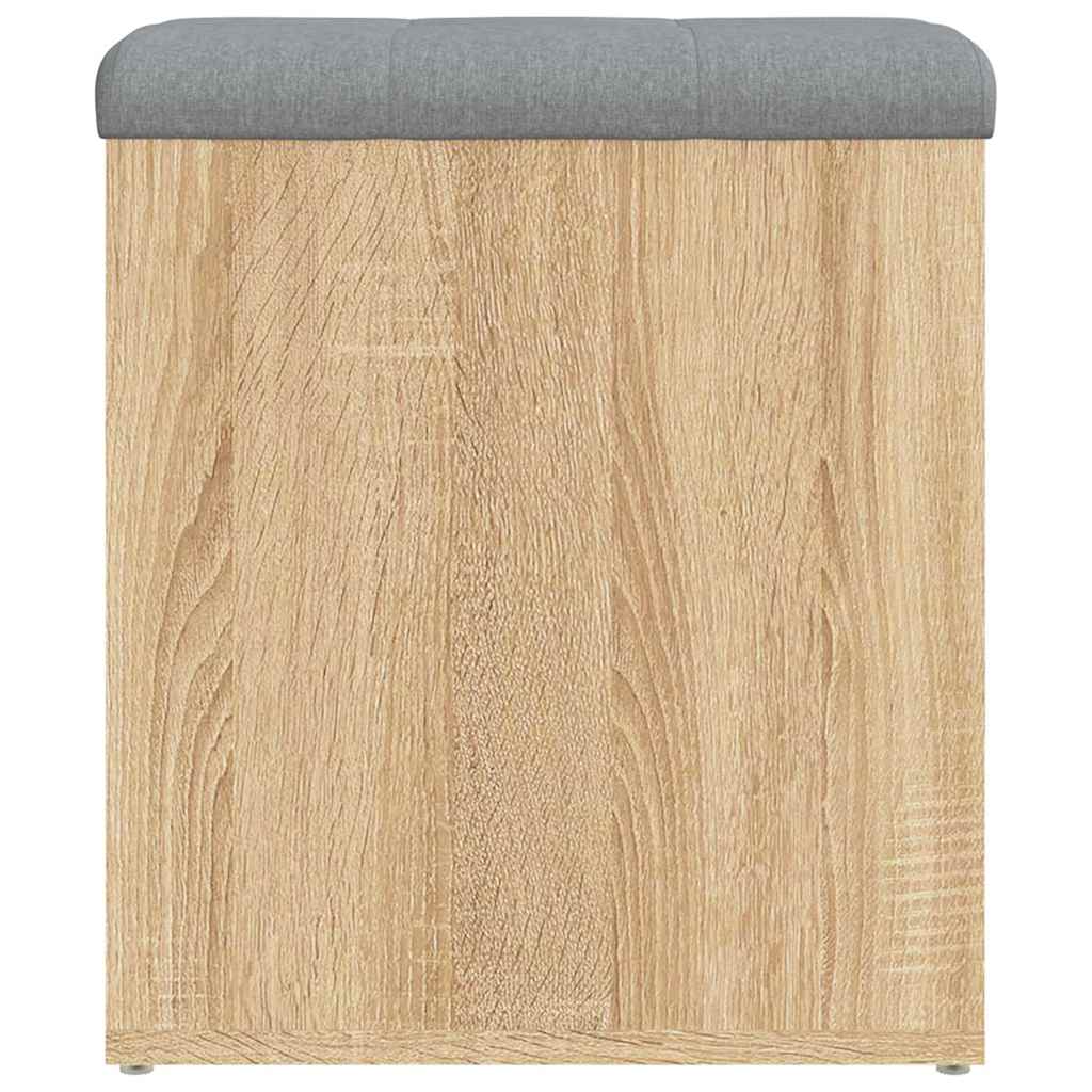 Storage Bench Sonoma Oak 42x42x45 cm Engineered Wood