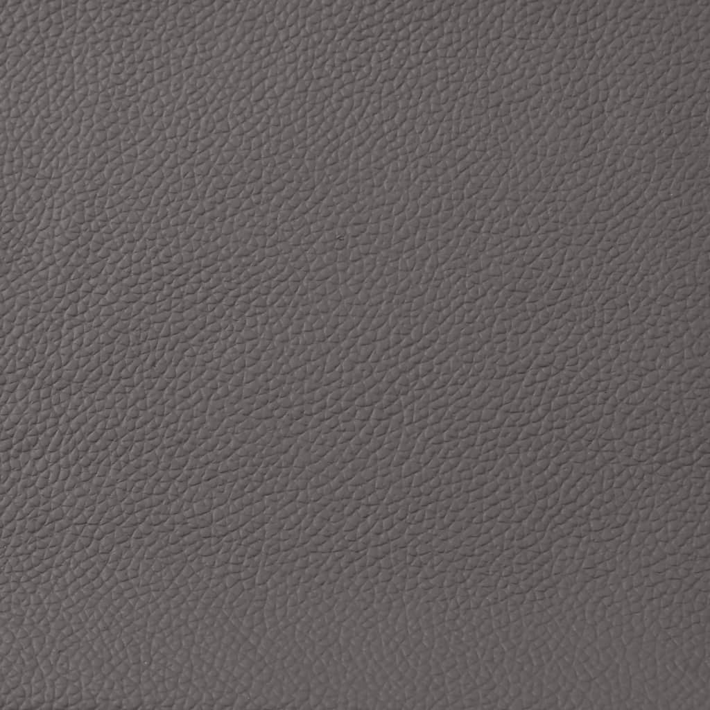 Recliner Chair Grey Real Leather