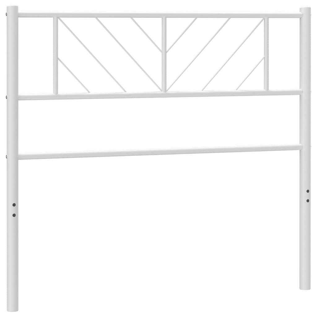 Metal Replace Headboard White 107 cm