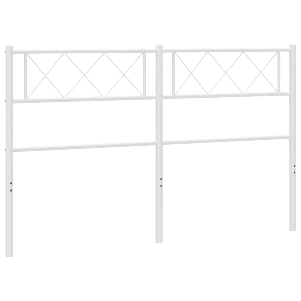 Metal Replace Headboard White 135 cm