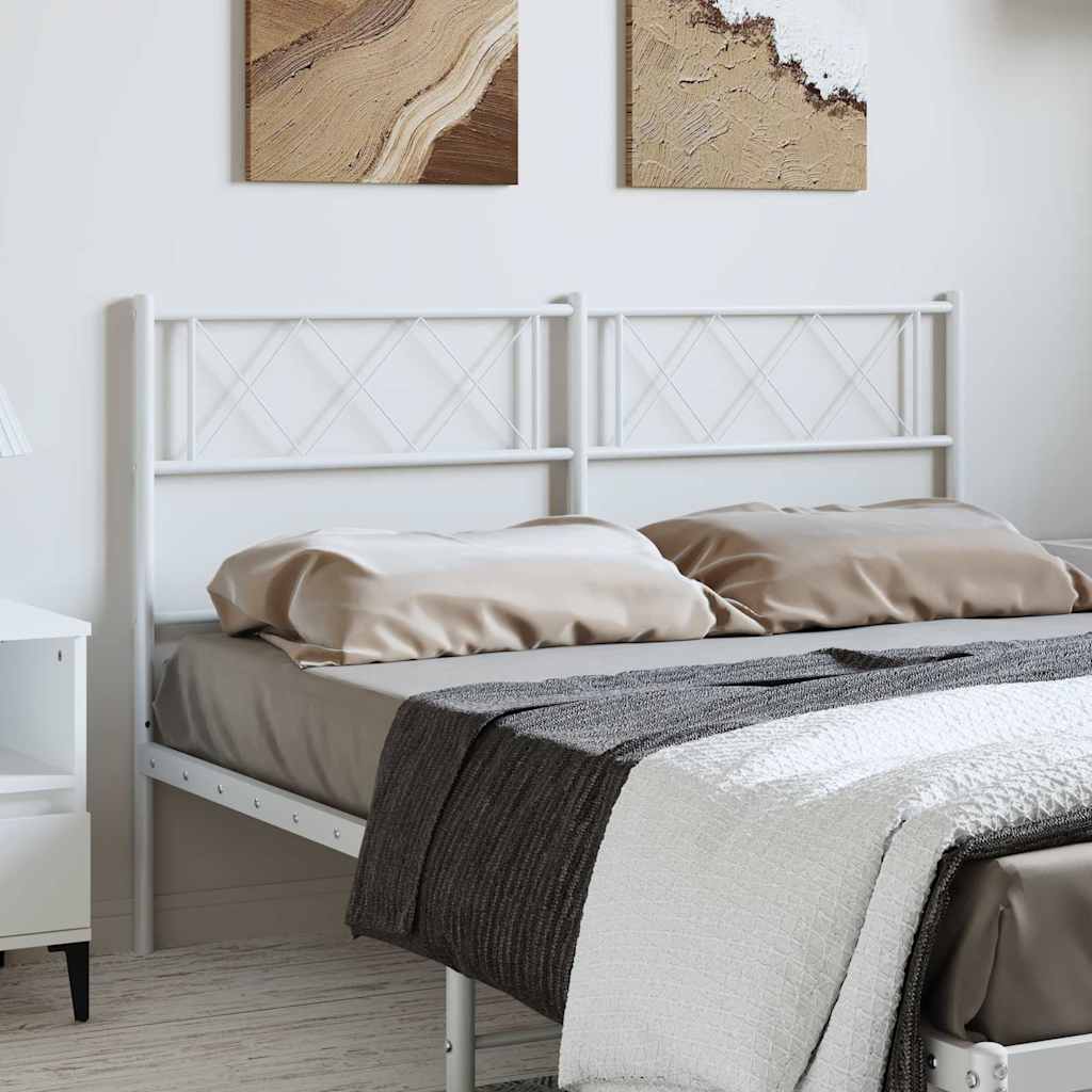 Metal Replace Headboard White 135 cm