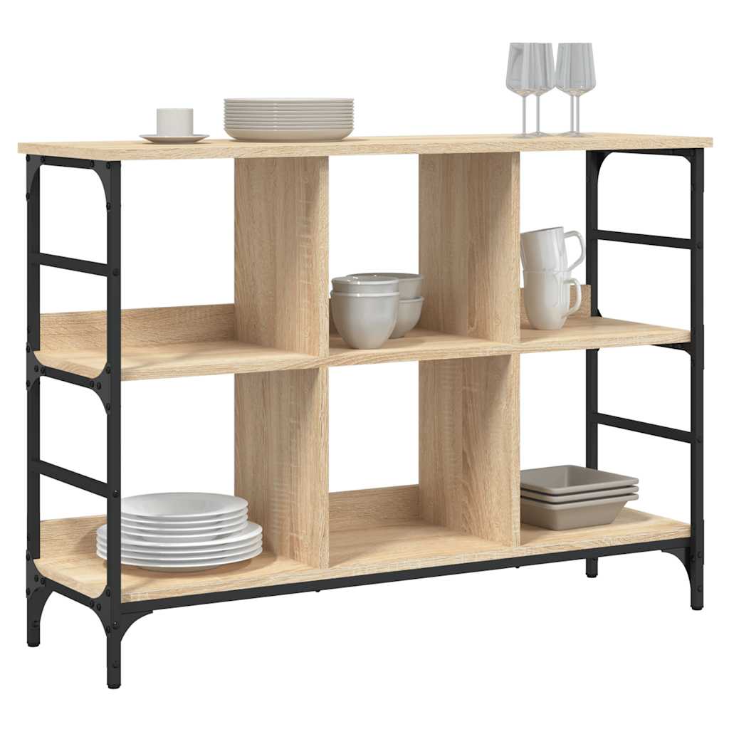 Sideboard Sonoma Oak 102x32x73.5 cm Engineered Wood