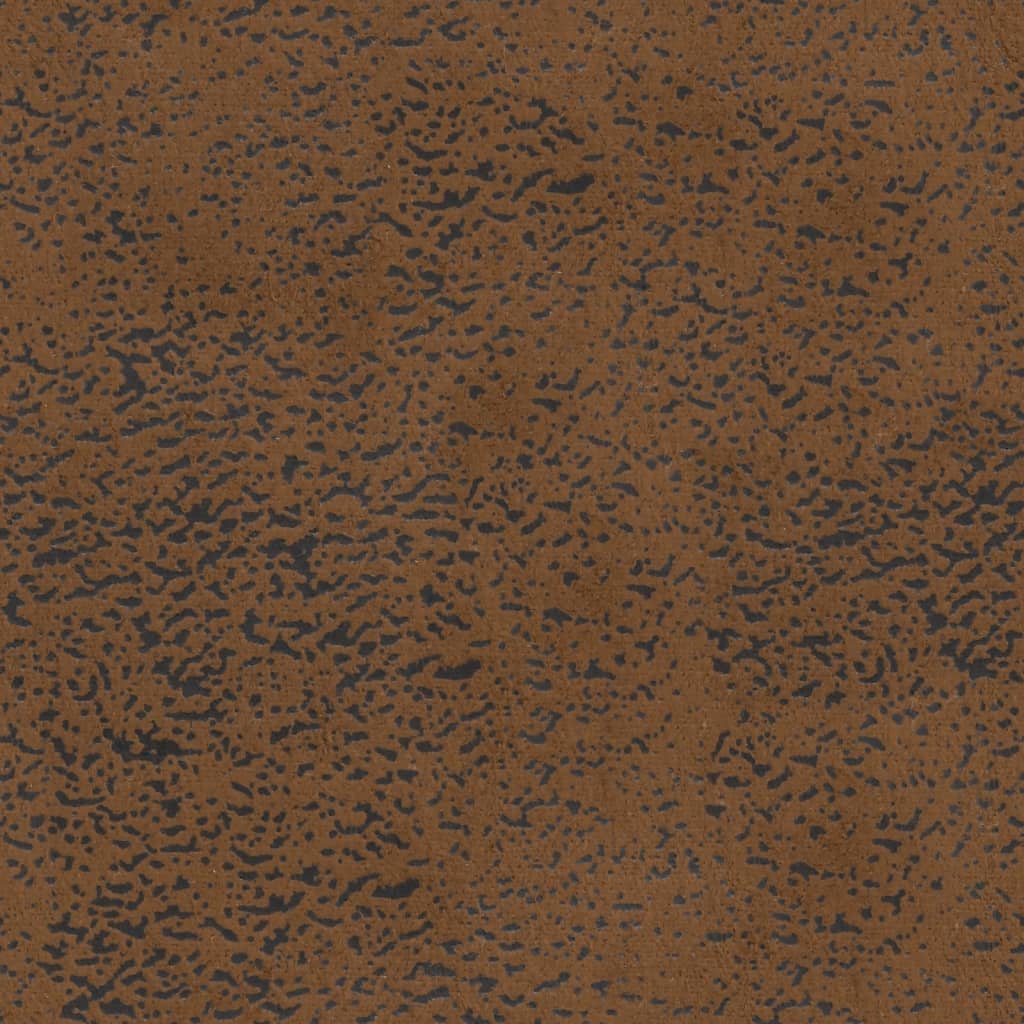 Bench with Cushions Brown 120.5x65x75 cm Faux Suede Leather